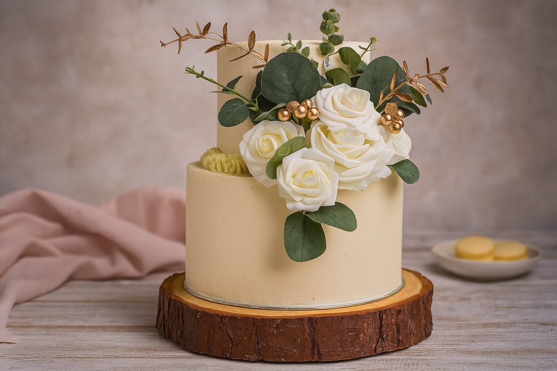 A Winter Wedding Cake for Lee & Michelle: Minimalist Elegance in Essex