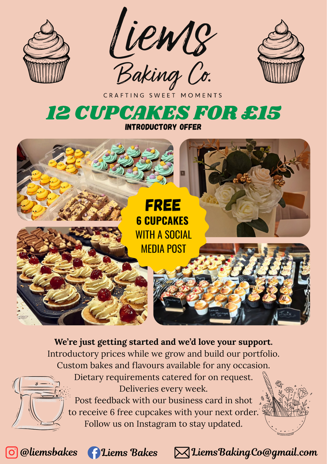 Now Baking: Our Introductory Cupcake Offer Has Arrived!