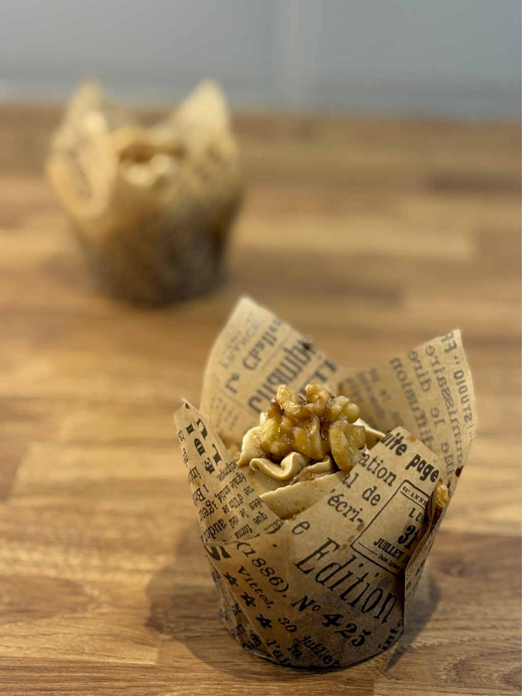 Coffee and Walnut Cupcakes