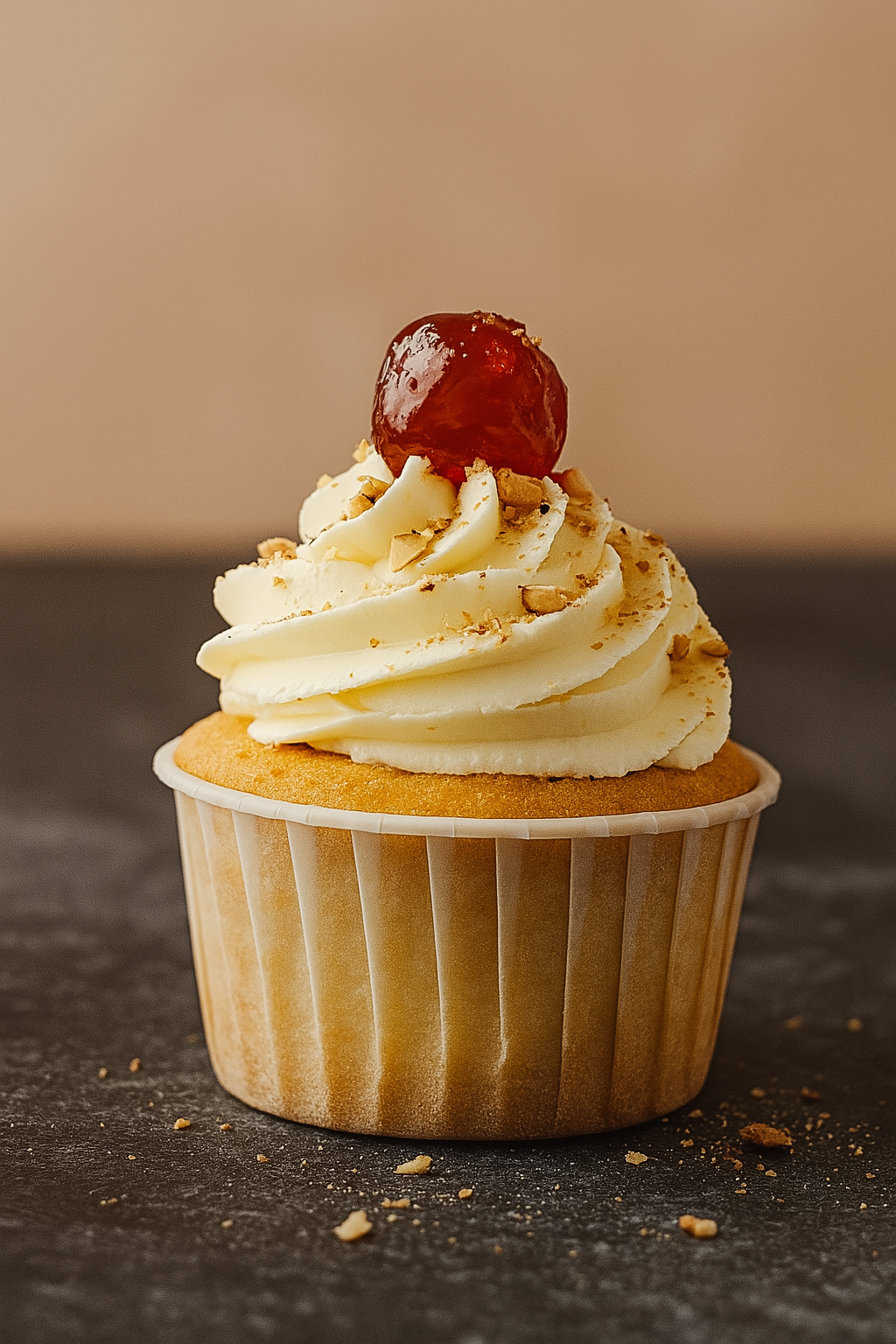 Cherry Bakewell Cupcakes